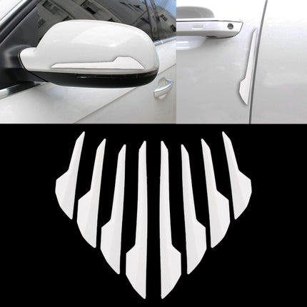 8 PCS Car Vehicle Door Side Guard Anti Crash Strip Exterior Avoid Bumps Collsion Impact Protector Sticker, Door Side Guard, R-2119 Door Edge Guards, R-2119