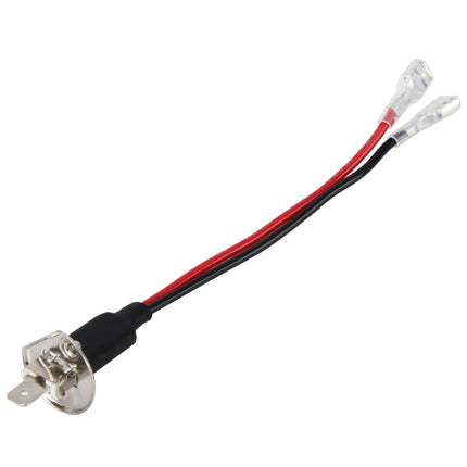 2 PCS Universal H1 Conversion Bulb Harness Wire Plugs Power Wire Adapter Connectors, H1 Wire 2