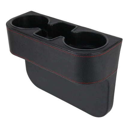 Car Seat Crevice Storage Box Cup Drink Holder Auto Pocket Stowing Tidying for Phone Pad Card Coin Case Car Accessories, Black, Grey, Khaki, Brown