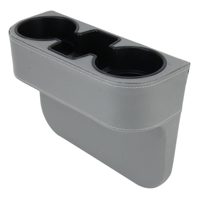 Car Seat Crevice Storage Box Cup Drink Holder Auto Pocket Stowing Tidying for Phone Pad Card Coin Case Car Accessories, Black, Grey, Khaki, Brown