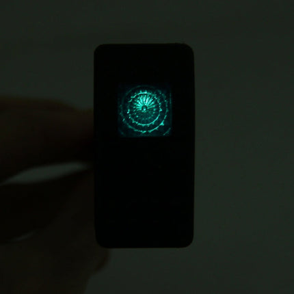 Car Truck Boat Switch Toggle Light Switch 4pin Waterproof 12/24V Bar Style Blue Toggle Reverse Rocker Rear Light Switch Car Auto Universal DIY 4 Pin Boat Cap OFF-ON Push Button with Indicator Light