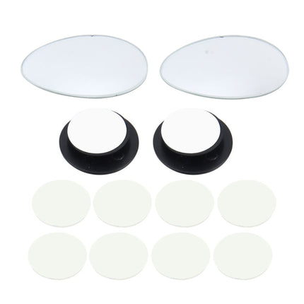 3R-055 2 PCS Car Truck Oval Blind Spot Rear View Wide Angle Mirror Blind Spot Mirror 360 Degree Adjustable Wide-angle Mirror, Size: 6.7*4.5cm, Size: 6.7*4.5cm