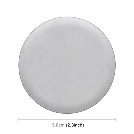 4 PCS Car-Styling Green Leaves Pattern Metal Wheel Hub Decorative Sticker, Diameter: 5.8cm, Green Leaves