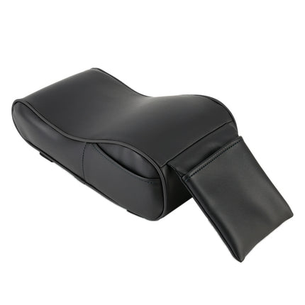 Universal Car PU Leather and Memory Foam Wrapped Armrest Box Car Armrest Box Mat with Phone Holder Storage Bag & Card Slot, with Card Slot (Black), with Card Slot (Black Red), with Card Slot (Beige), with Card Slot (Brown)