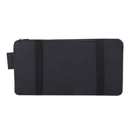 Car Sun Visor Board Paper Tissue Box CD Case Zipper Holder Card Bag Organizer, with Zipper  (Black), with Zipper, with Zipper (Yellow)