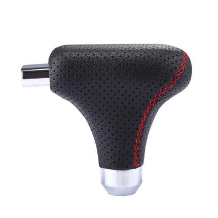 Universal Vehicle Car Black Leather Shifter Cover Manual Automatic Gear Shift Knob, Black Leather Shifter Cover