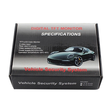 PZ-703 4.3 inch TFT LCD Car Rearview Monitor with Stand and Sun Shade, PZ-703