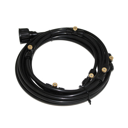 Outdoor Lawn Garden PE Hose Mist Watering Line Misting Cooling System with 26 x Mist Nozzles, Length: 18m, Length: 18m