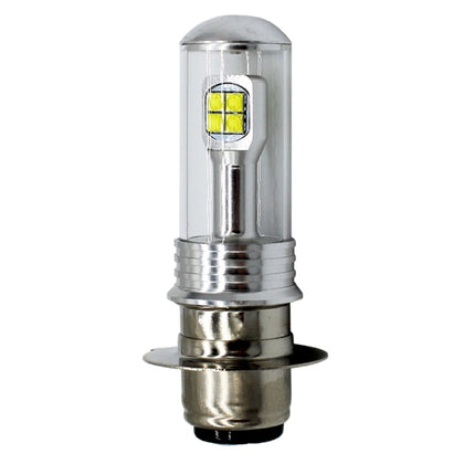 Motorcycle Headlights 750LM 6000K White H6M/P15D 40W 8-LED Bulbs, DC 12-24V, H6M/P15D