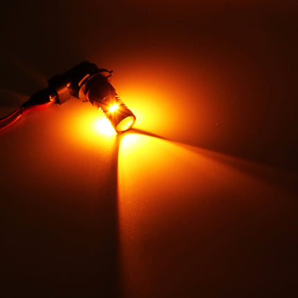 2 PCS Super Bright H11/H8 DC 12V 5W 350LM Auto Car Fog Light with 16 SMD-3030 LED Bulbs Lamp, White + Yellow Light, H11/H8