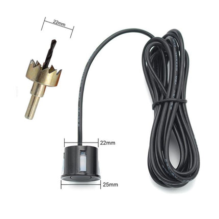 PZ-300-6 Car Parking Reversing Buzzer and LED Sensors Parking Alarm Assistance System with 6 Rear Radar, with 6 Rear Radar