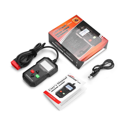 KONNWEI KW590 Mini OBDII Car Auto Diagnostic Scan Tools Auto Scan Adapter Scan Tool (Can Only Detect 12V Gasoline Car)