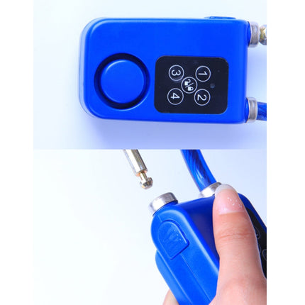 Bicycle Password Alarm IP44 Waterproof Burglar Vibration Alarm