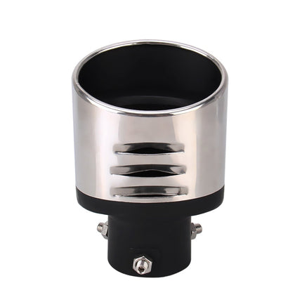 Universal Car Styling Stainless Steel Straight Bolt-on Exhaust Tail Muffler Tip Pipe with Mesh