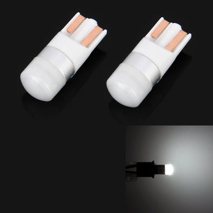 2 PCS T10/W5W/194/501/168 1W 70LM 6000K White LED Bulb Car Reading Lamp Clearance Light, DC 12V, 2 PCS 1W 70LM 6000K