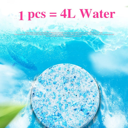 12 PCS Car Solid Wiper Fine Auto Window Cleaning Windshield Glass Cleaner Washer Tablets(1 PCS=4L Water), 12 PCS Glass Cleaner
