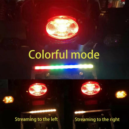 Motorbike DC 12V 1.3W Colorful Lighting Bulb Turn Signal Auto Reverse Lamp Daytime Running Light Source, 1.3W