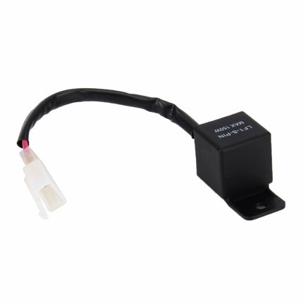 Universal 2 Pin Motorcycles LED Light Turn Flasher Relay Signal Rate Control Hyper Flash, LED Light Turn Flasher