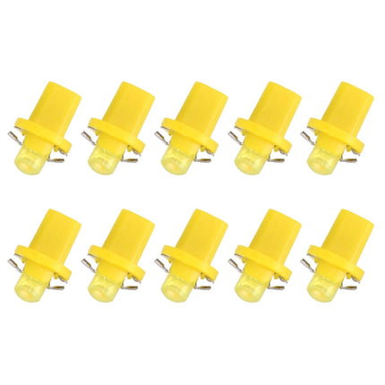 10 PCS 0.4W B8.5 Wedge Instrument Panel COB LED Light Dashboard Gauge Cluster Indicator Lamp Bulb, 0.4W B8.5