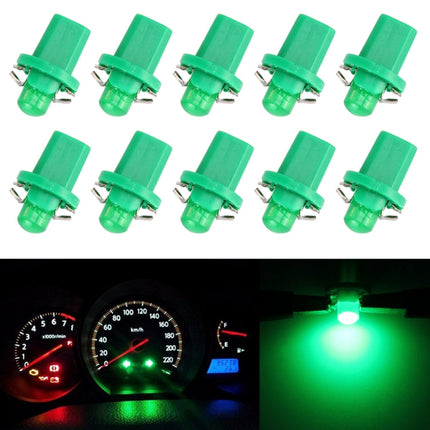 10 PCS 0.4W B8.5 Wedge Instrument Panel COB LED Light Dashboard Gauge Cluster Indicator Lamp Bulb, 0.4W B8.5