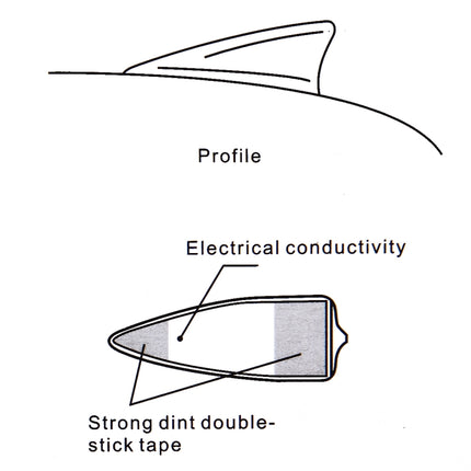 PS-243 Short Modified Car Antenna Aerial 6.5cm, PS-243