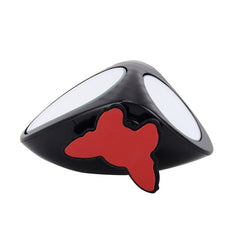 3R-046 360 Degrees Rotatable Right Blind Spot Side Assistant Mirror for Auto Car, Right Black, Right White