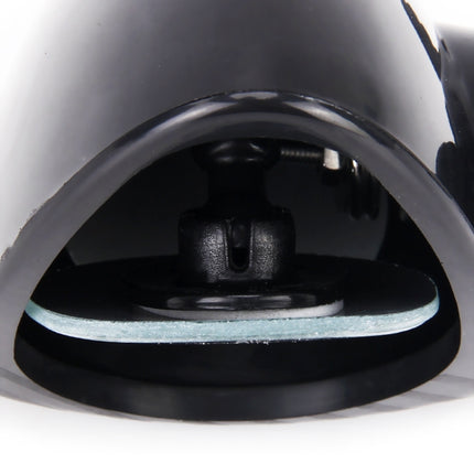 3R-046 360 Degrees Rotatable Right Blind Spot Side Assistant Mirror for Auto Car, Right Black, Right White