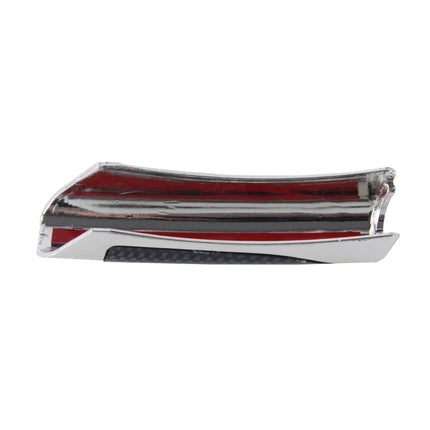 SHUNWEI SD-2002 Car Auto Universal Carbon Fiber Plastic Anti Slip Parking Hand Brake Cover Case Sleeve Black with Sticker Strip