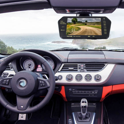 7 inch 480*234 Rear View TFT-LCD Color Car Monitor with Bluetooth MP5 Player, Support Reverse Automatic Screen Function, 7 inch 480*234