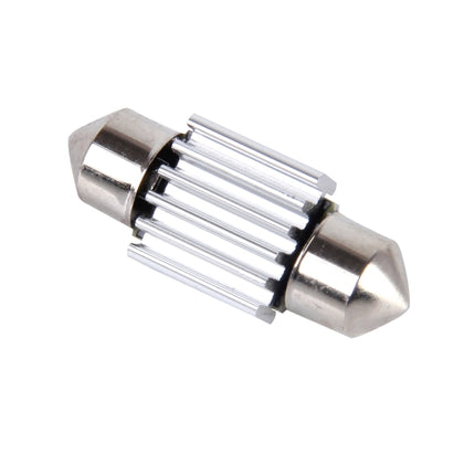 2 PCS DC 12V 2W 41MM 8 SMD-3528 LEDs Bicuspid Port Decoding Car Dome Lamp LED Reading Light