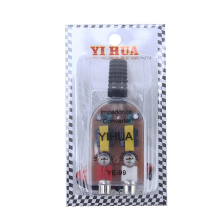 YE-99 Vehicle Car High to Low Impedance Converter Adapter Speaker to RCA Line
