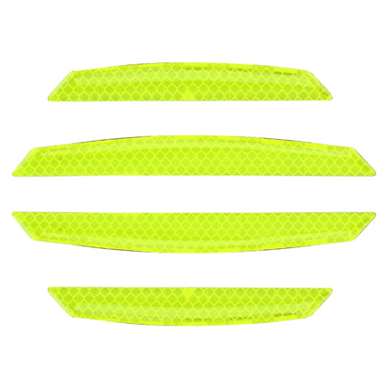 4 PCS Universal Car Door Anti-collision Strip Protection Guards Trims Stickers, 4 PCS