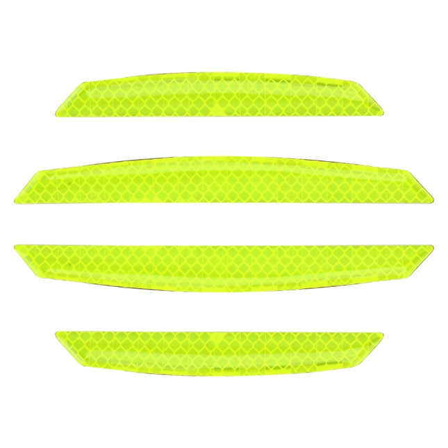4 PCS Universal Car Door Anti-collision Strip Protection Guards Trims Stickers, 4 PCS