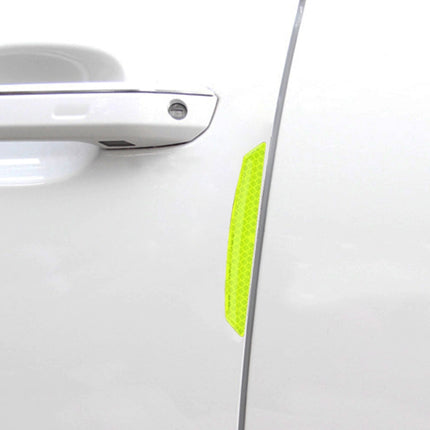 4 PCS Universal Car Door Anti-collision Strip Protection Guards Trims Stickers, 4 PCS