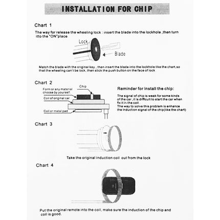Smart Car Switch Car Engine Start Stop Switch Car Push Start Switch, with RFID Alarm System, Blue Light, Car Switch