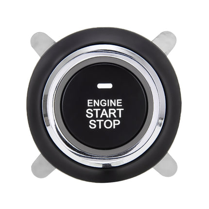 Smart Car Switch Car Engine Start Stop Switch Car Push Start Switch, with RFID Alarm System, Blue Light, Car Switch