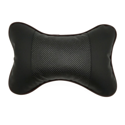 Four Seasons Breathable Leather Surface Car Neck Pillow Head Pillow
