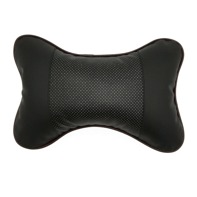 Four Seasons Breathable Leather Surface Car Neck Pillow Head Pillow