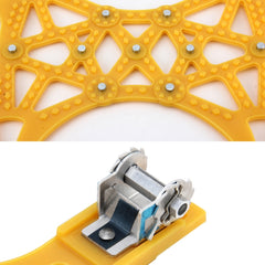 6 PCS Car Snow Tire Anti-skid Chains Winter Car Snow Tire Chains Wheel Chains Anti-skid Belt Thickened Anti-slip Chains with Effortless Wheel, Anti-skid Chains 10