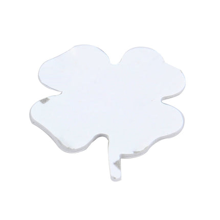 Four Leaf Clover Herb Luck Symbol Badge Emblem Labeling Sticker Styling Car Dashboard  Decoration, Size: 7.5*6cm, Size: 7.5x6cm