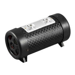 4 inch Round Shape Stereo Motorcycle / Car / Household Subwoofer, Built-in Bluetooth, Support TF Card & U Disk Reader, with Remote Control