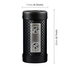 4 inch Round Shape Stereo Motorcycle / Car / Household Subwoofer, Built-in Bluetooth, Support TF Card & U Disk Reader, with Remote Control