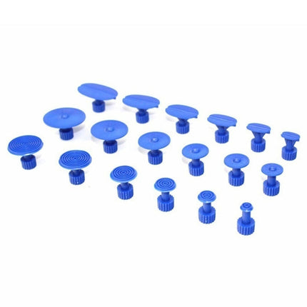 32 in 1 Auto Car Metal PDR Dent Lifter-Glue Puller Tab Hail Removal Paintless Car Dent Repair Tools Kit, with 20W Glue Gun, US Plug or EU Plug, 32 in 1 T-Bar