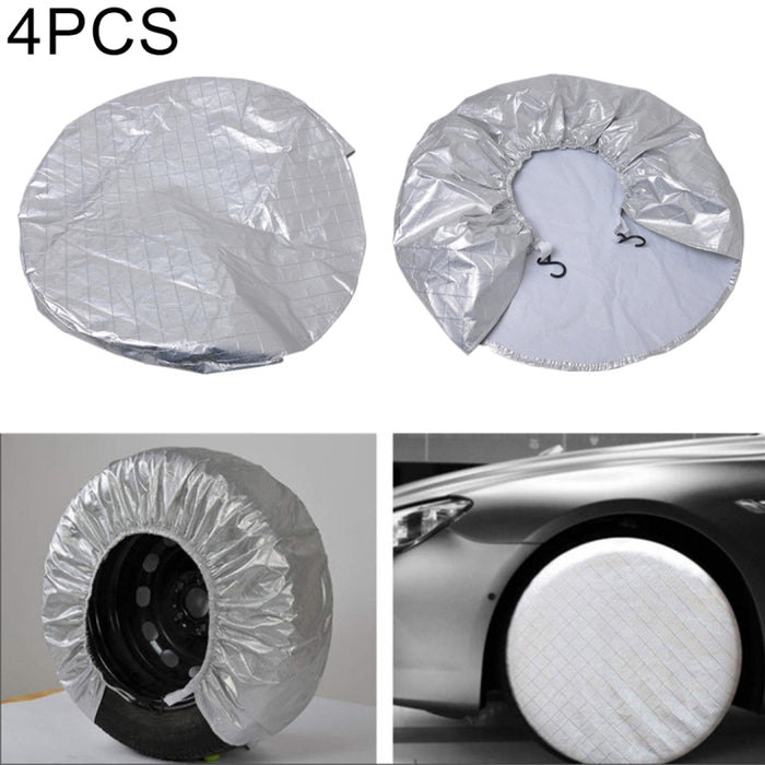 4 PCS Car Auto Wheel Tire Covers, Suitable for The Tire up to 29 inch, 29 inch