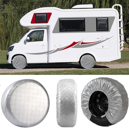 4 PCS Car Auto Wheel Tire Covers, Suitable for The Tire up to 29 inch, 29 inch