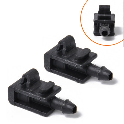 2 PCS Windshield Washer Wiper Jet Water Spray Nozzle Buckle 8200082347 for 2005-2007 Renault Megana 2, For 2005-2007 Renault Megana 2