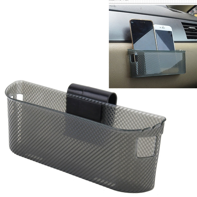 3R Car Auto Silicone Carrying Organizer Storage Vent Hanger Box Sticker Bag for Phone Coin Key and Other Small Items(Big Size), Big Size