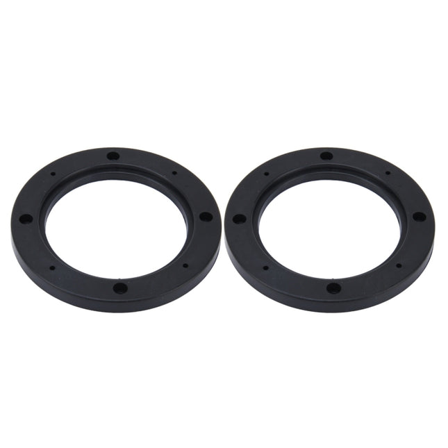 2 PCS 5 inch Car Auto ABS Loudspeaker Base Protection Hollow Cover Holder Mat, Inner Diameter: 12.5cm, 12.5cm