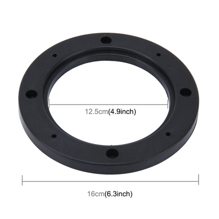 2 PCS 5 inch Car Auto ABS Loudspeaker Base Protection Hollow Cover Holder Mat, Inner Diameter: 12.5cm, 12.5cm