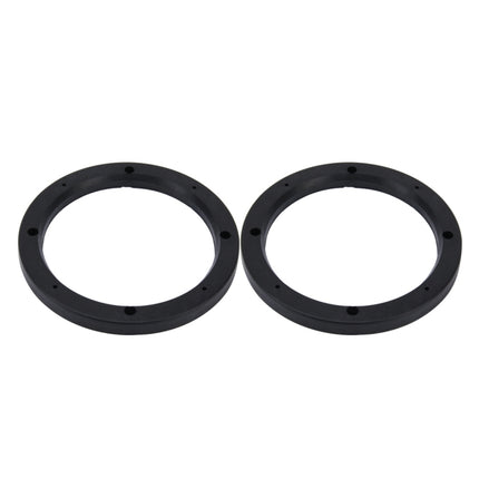 2 PCS 6.5 inch Car Auto ABS Loudspeaker Base Protection Hollow Cover Holder Mat, Inner Diameter: 14.5cm, 14.5cm